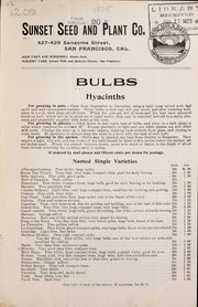 Cover of: Bulbs