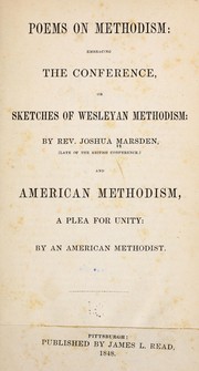 Cover of: Poems on Methodism: embracing The conference, or Sketches of Wesleyan Methodism