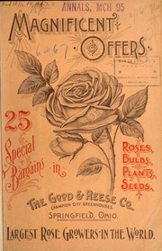Cover of: Magnificent offers by Champion City Greenhouses (Springfield, Ohio)