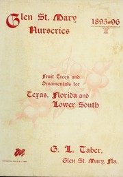 Cover of: Fruit trees and ornamentals for Texas, Florida and Lower South
