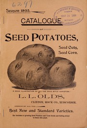 Cover of: Catalogue of seed potatoes, seed oats, seed corn