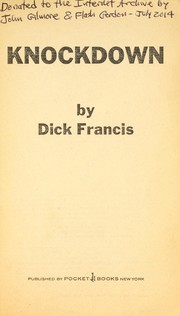 Cover of: Knockdown by Dick Francis