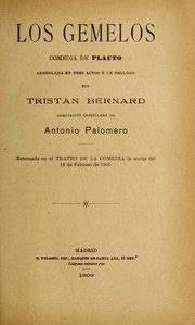 Cover of: Los gemelos by Titus Maccius Plautus