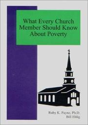 Cover of: What Every Church Member Should Know About Poverty