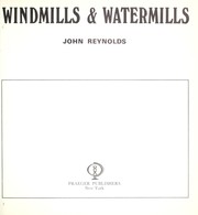 Cover of: Windmills & watermills by Reynolds, John