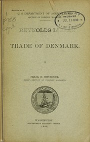 Cover of: Trade of Denmark