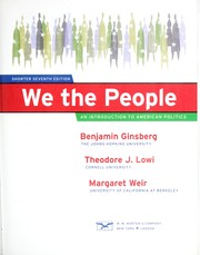 Cover of: We the people by Benjamin Ginsberg