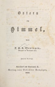 Cover of: Ostern im himmel by F. X. Weninger