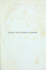 Cover of: Vogels van diverse Pluimage: novellen, beelden en studien