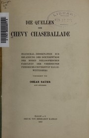 Die quellen der Chevy Chaseballade by Oskar Sauer