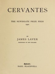 Cover of: Cervantes | Laver, James
