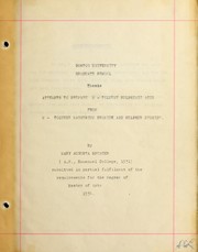 Cover of: Attempts to prepard M-toluene sulphinic acid from M-toluene magnesium bromide and sulphur dioxide by Mary Augusta Spencer, Mary Augusta Spencer