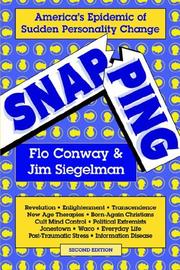 Cover of: Snapping by Flo Conway, Jim Siegelman, Flo Conway, Jim Siegelman