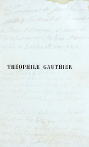 Theophile Gautier by Eugène de Mirecourt
