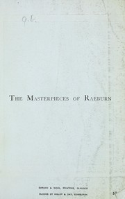 Cover of: The masterpieces of Raeburn