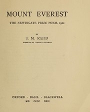 Cover of: Mount Everest