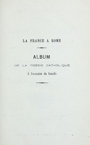 Cover of: La France a Rome by Adrien Peladan