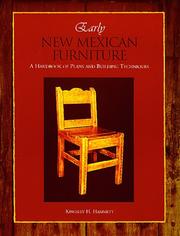 Cover of: Early New Mexican Furniture: A Handbook of Plans and Building Techniques