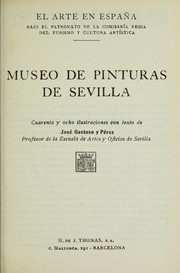 Cover of: Museo de pinturas de Sevilla by José Gestoso y Pérez