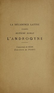 Cover of: L'androgyne