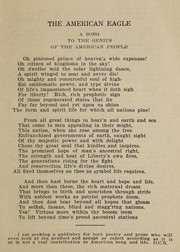 Cover of: The American Eagle: a song to the genius of the American people from Civic Songs.