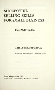 Cover of: Successful selling skills for small business