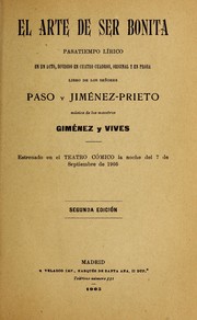 Cover of: El arte de ser bonita by Gerónimo Giménez