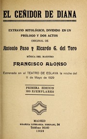 Cover of: El cen idor de Diana by Francisco Alonso