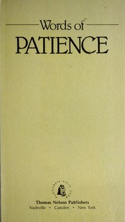 Cover of: Words of Patience