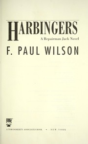 Cover of: Harbingers: a Repairman Jack novel