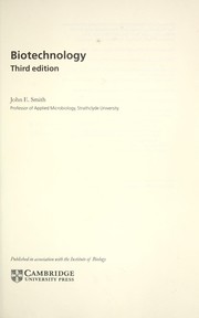 Cover of: Biotechnology