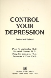 Cover of: Control your depression by Peter M. Lewinsohn ... [et al.].
