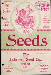 Cover of: Seeds: for market gardeners, farmers and amateurs