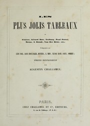 Cover of: Les plus jolis tableaux de Teniers, Gerard Dow, Terburg, Paul Potter, Metsu, A. Ostade, Van Der Helst, etc