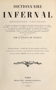 Cover of: Dictionnaire infernal