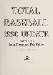Cover of: Total Baseball by John Thorn, Pete Palmer
