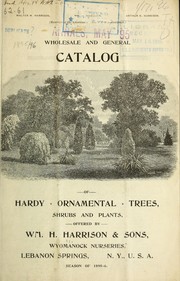 Wholesale and general catalog of hardy ornamental trees, shrubs and plants by Wyomanock Nurseries
