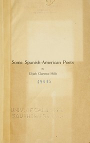 Cover of: Some Spanish-American poets