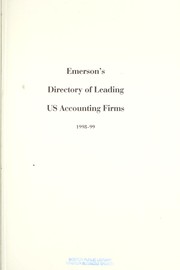 Cover of: Careers in public accounting by James C. Emerson
