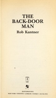 Cover of: Back-Door Man