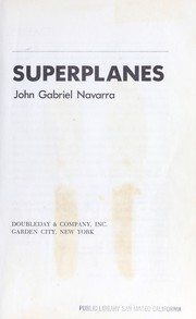 Cover of: Superplanes