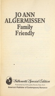 Cover of: Family Friendly by Jo Ann Algermissen