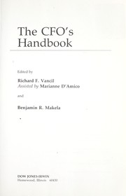 Cover of: The CFO's handbook