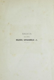 Cover of: Baiata alla ditta Milanesi, Cavalcaselle e C. by Alessandro Foresi
