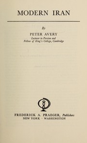 Cover of Modern Iran