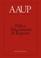 Cover of: AAUP Policy Documents and Reports (American Association of University Professors)