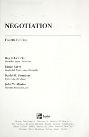 Cover of: Negotiation: readings, exercises, and cases