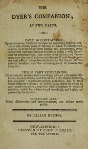 The dyer's companion by Elijah Bemiss