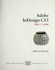 Cover of: Adobe InDesign CS3 one-on-one by Deke McClelland
