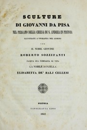 Cover of: Sculture di Giovanni da Pisa nel pergamo della chiesa di S. Andrea in Pistoia by Pietro Contrucci